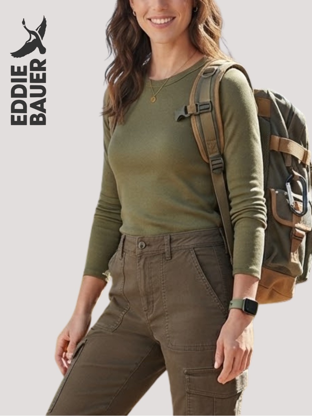 ♠️ Shirt • NWOT
Eddie Bauer • Women’s Long Sleeve Tee Olive Green